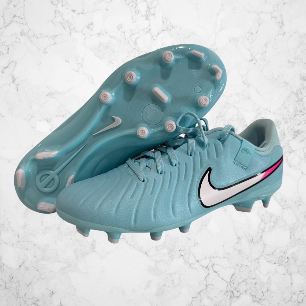 Nike Men's Light Blue/White Soccer Cleats